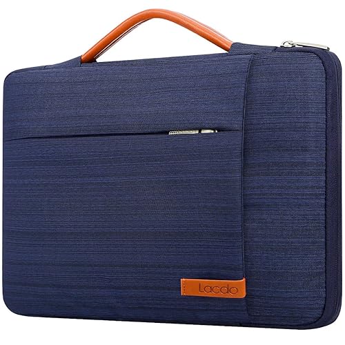 Lacdo 360° Protective 15-15.6 Inch Laptop Sleeve Case for Acer HP Lenovo Dell ASUS Laptop, Acer Aspire 15, HP Pavilion 15, Dell Inspiron 15, Lenovo