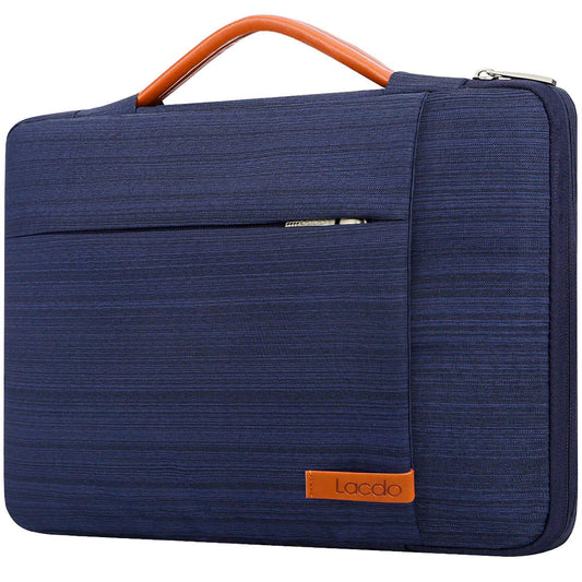 Lacdo 360° Protective 15-15.6 Inch Laptop Sleeve Case for Acer HP Lenovo Dell ASUS Laptop, Acer Aspire 15, HP Pavilion 15, Dell Inspiron 15, Lenovo
