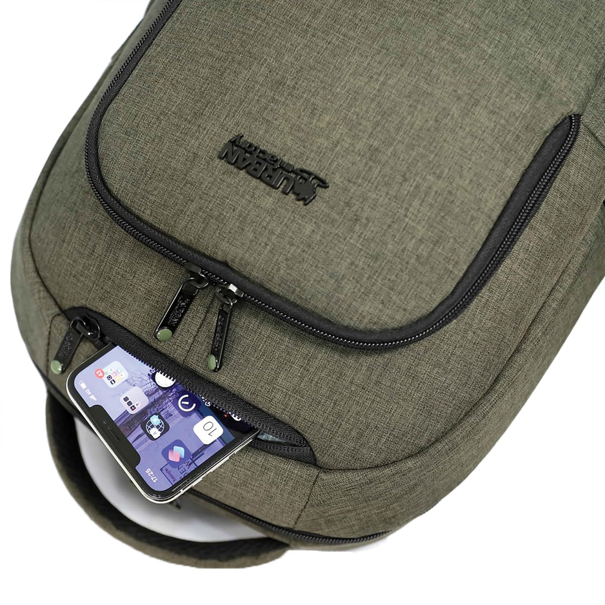 Urban Factory ECB34UF CYCLEE City Edition Ecologic Backpack for Notebooks and Computers (Khaki; 13 in. to 14 in.)