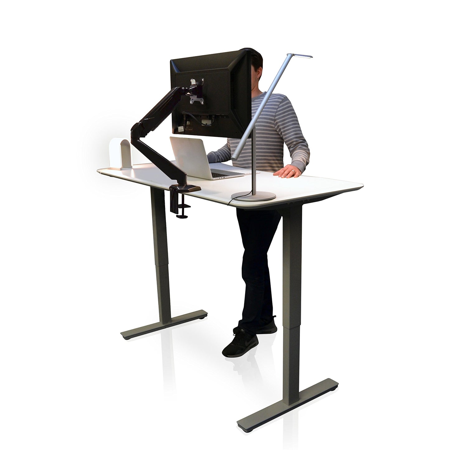 Ergo Elements Screen Monitor Mount, Premium Single Arm
