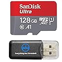 SanDisk Ultra 128GB Micro SD Card for Motorola Phone Works with Moto G Power (2021), One 5G Ace, Moto G Play (SDSQUAB-128G-GN6MN) Bundle with (1)