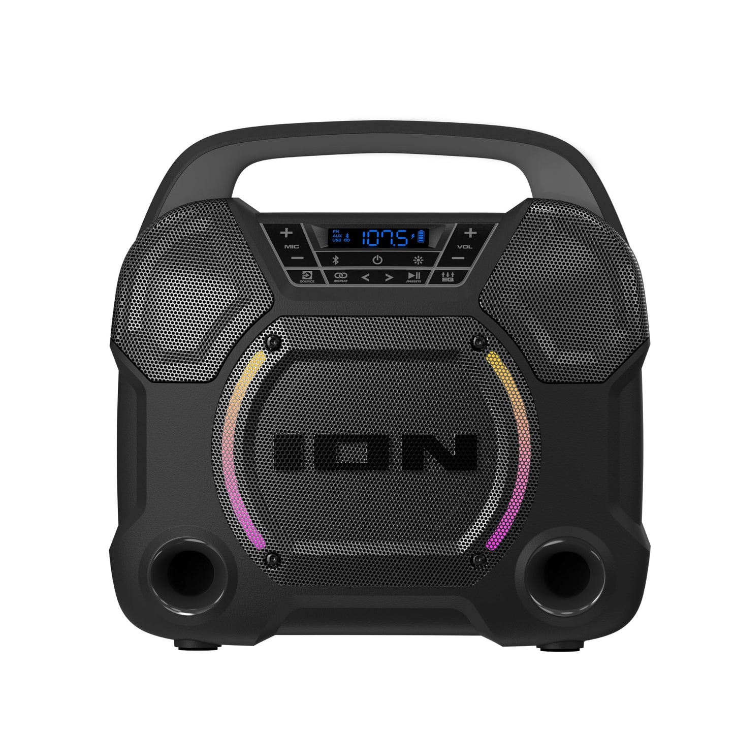 ION Audio All-Weather Bluetooth Speaker with Premium Wide Sound, Three Speakers (Renewed)