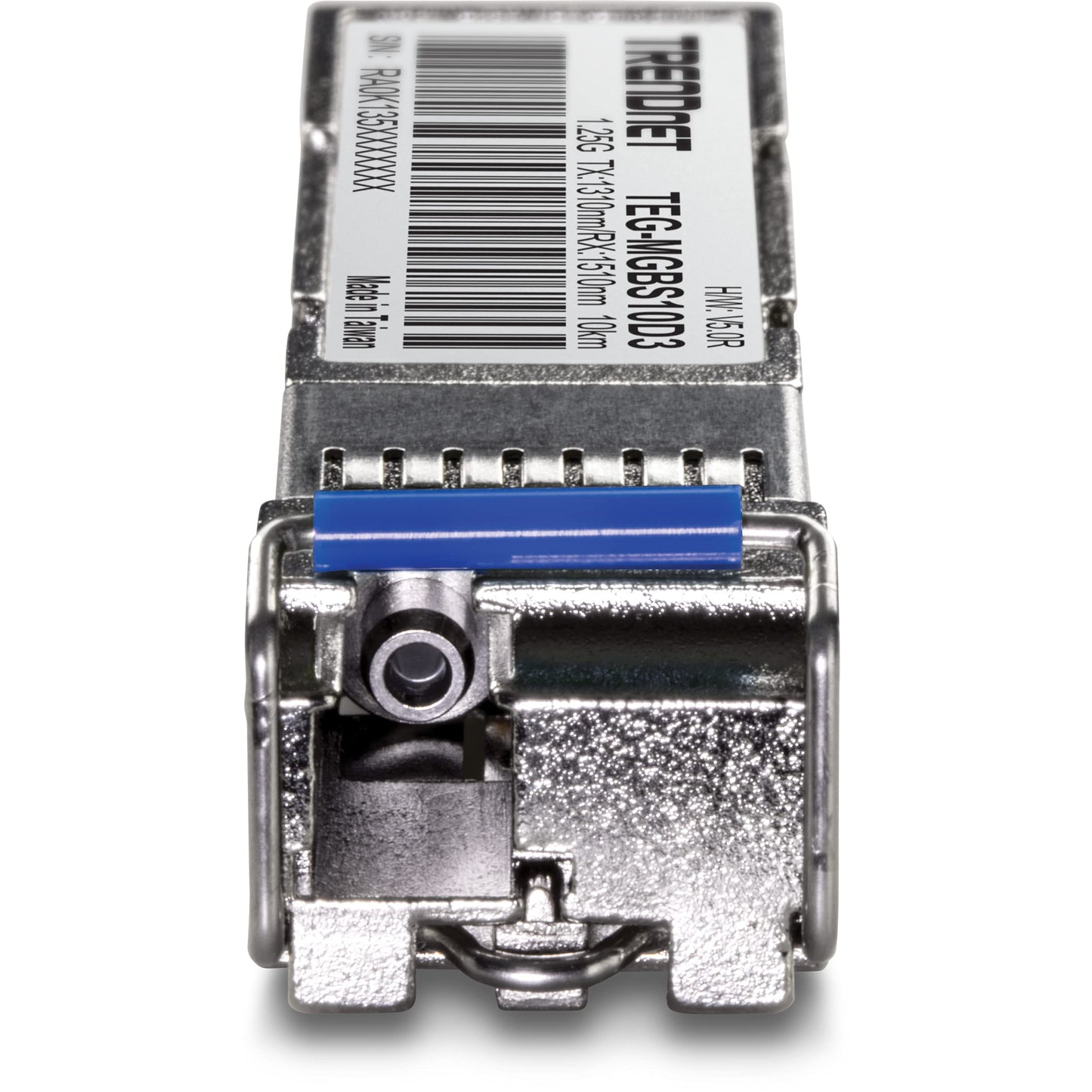 TRENDnet SFP to RJ45 Dual Wavelength Single-Mode LC Module, TEG-MGBS10D3
