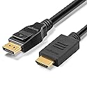 Kensington DisplayPort 1.2 to HDMI 1.4 Cable, 6ft (K33025WW)
