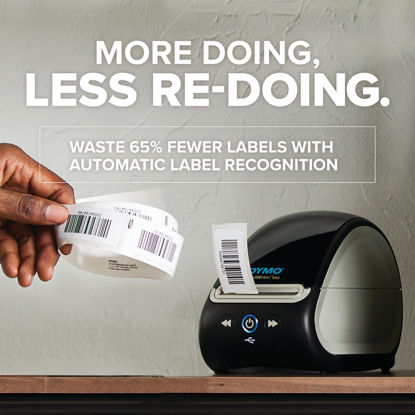 DYMO LabelWriter 550 Series Label Printer with Dymo-Branded Label Compatibility Automatic Recognition Low Waste Optimized Direct Thermal Printing