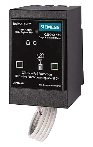 SIEMENS BOLTSHIELD Plug-in Surge Protection Device 2-Pole 65kA 120/240V, 1Ø, 3W