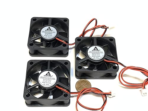 3 Pieces Fan 24v 5020 5cm 50mm cooling brushless case 2pin 20mm pc A38