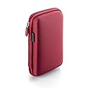 Drive Logic DL-64-RED Portable EVA Hard Drive Carrying Case Pouch, Red