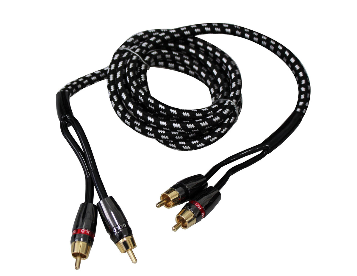 Absolute USA COMR12 12-Feet Competition Series RCA Audio Interconnect Cable