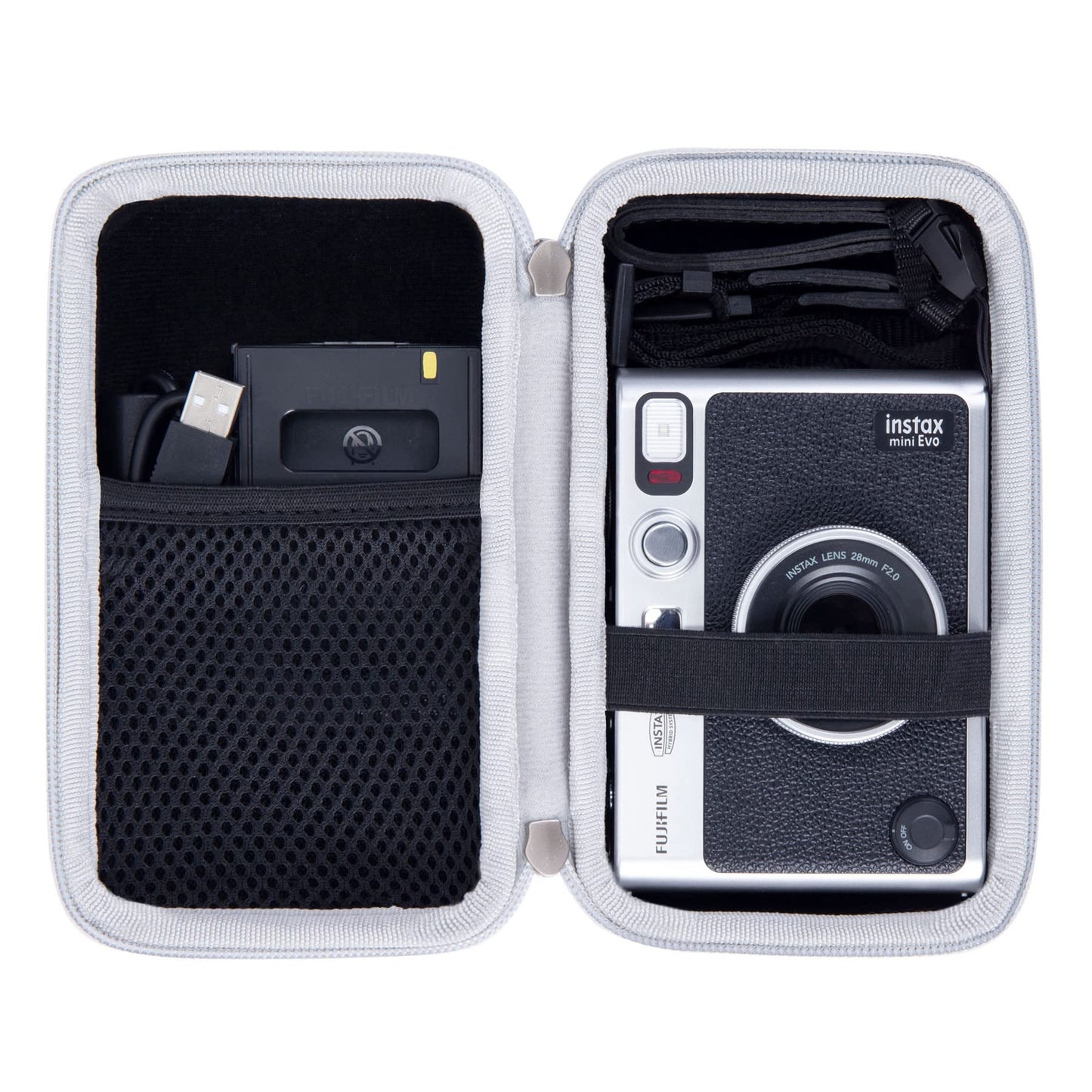 khanka for Fujifilm Instax Mini Evo Instant Camera Hard Carrying Case