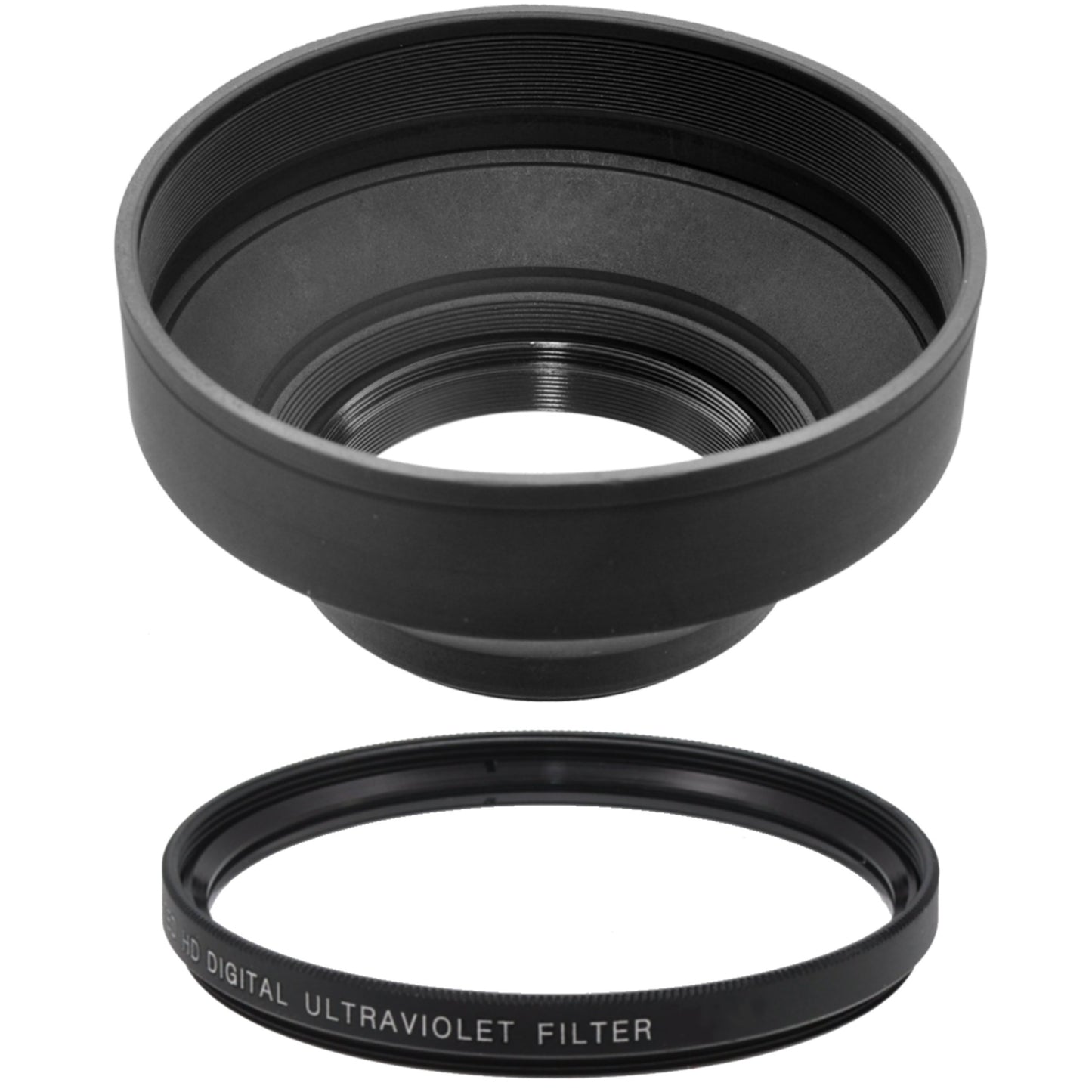 67MM UV Filter + 67mm Rubber Lens Hood for Nikon AF-S DX Nikkor 18-135mm f/3.5-5.6G ED-IF, 67 mm Ultraviolet Filter & 67 mm Lens Hood, 67mm Rubber