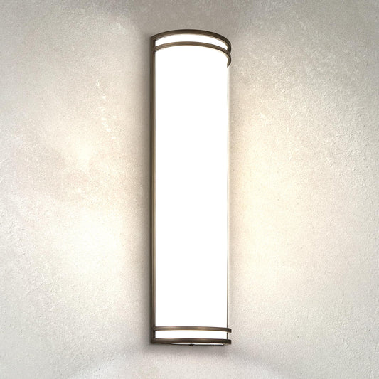 ASD 24 Inch LED Outdoor Sconce Lights - 25W 120-277V 3000K 4000K 5000K Bronze Exterior Lighting Fixtures, Dimmable Exterior Lights for House, Modern