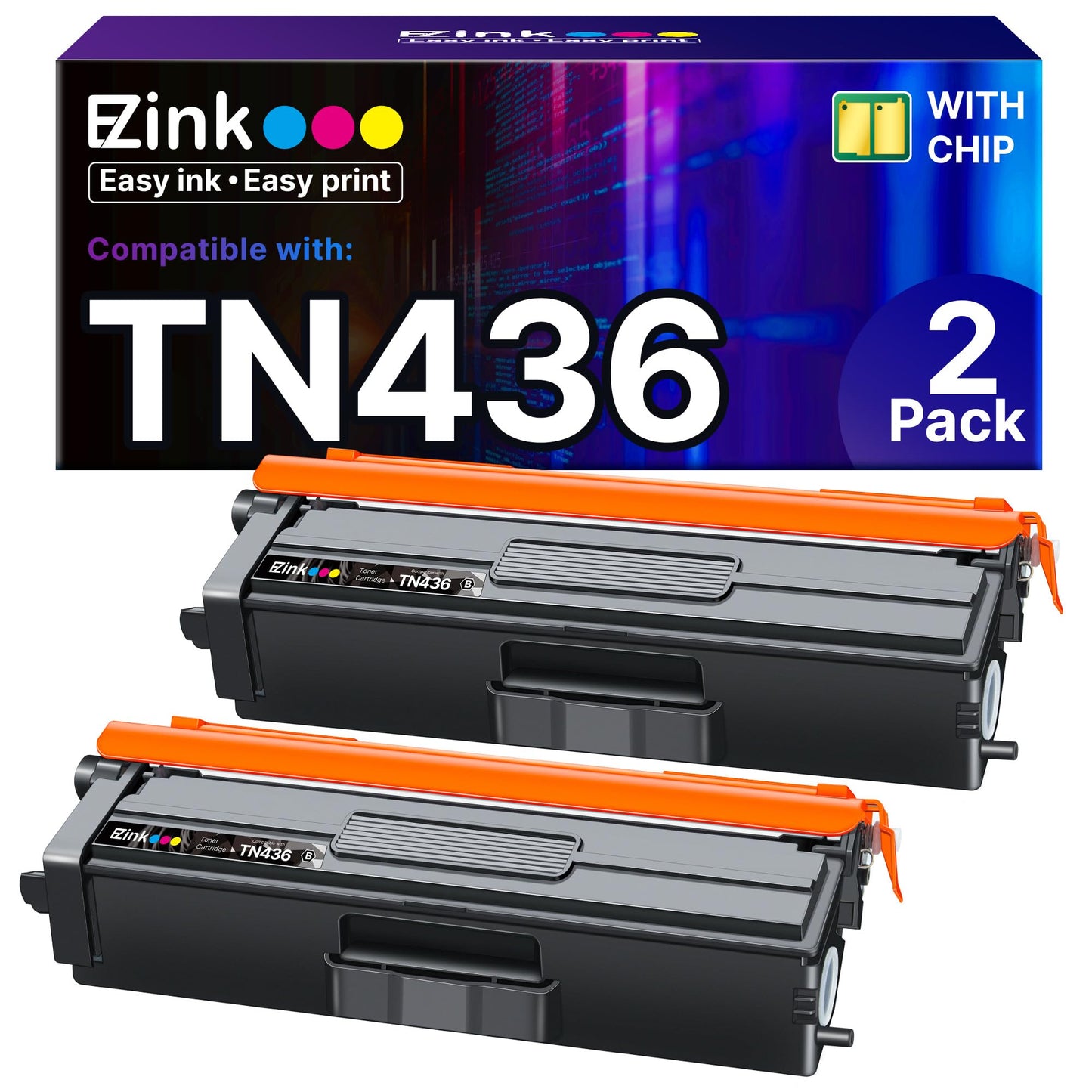 E-Z Ink TN436 Toner Cartridge Compatible for Brother TN436 TN-436 Toner