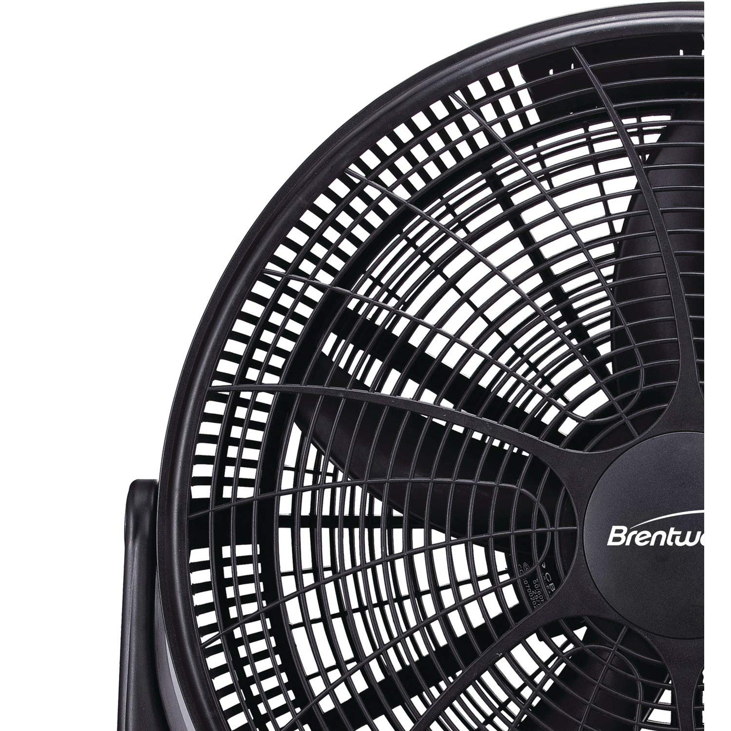 Brentwood Kool Zone F-20BKR High Velocity Air Circulator Fan,3-Speed 20-inch,Black