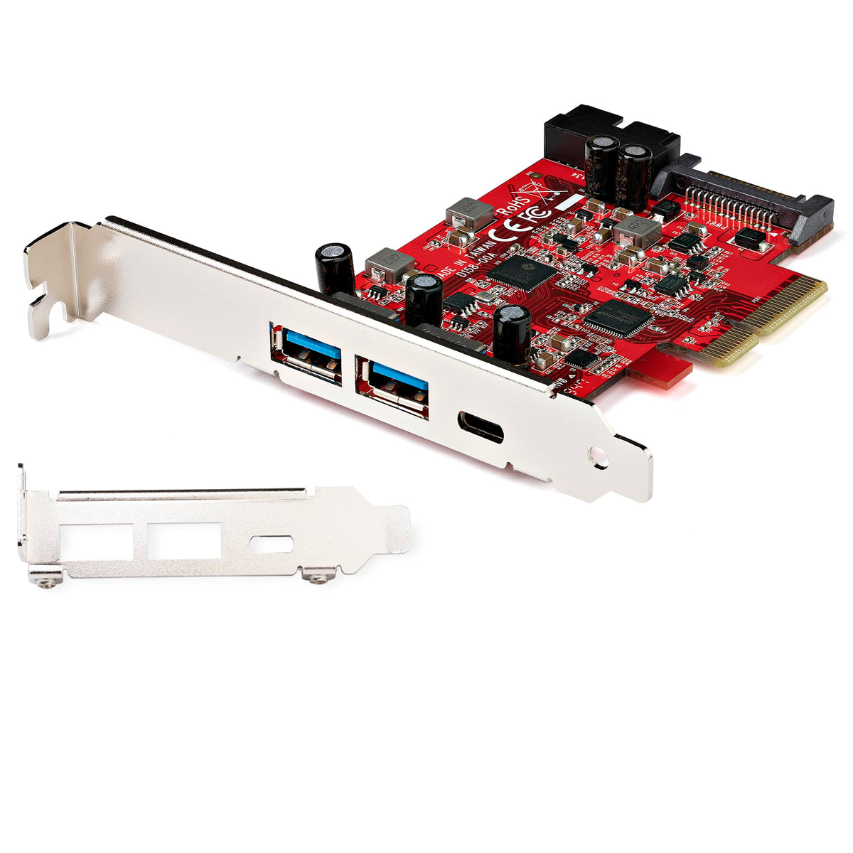 StarTech 5-Port USB PCIe Card, 10Gbps, TAA, Express (PEXUSB312A1C1H)