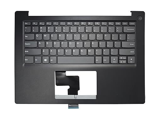 Laptop Replacement Keyboard Compatible for Lenovo IdeaPad 3-14ARE05 3-14IIL05 3-14IML05 3-14ITL05 5CB1C17475 US Layout with Palmrest Upper Cover Case