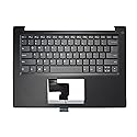 Laptop Replacement Keyboard Compatible for Lenovo IdeaPad 3-14ARE05 3-14IIL05 3-14IML05 3-14ITL05 5CB1C17475 US Layout with Palmrest Upper Cover Case