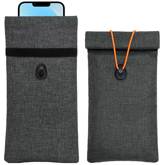 Tuulin Faraday Bags for Phones 2 Pack Go Dark Bags for Cell Phones, Signal Blocking Case, RFID Blocking Pouch for Privacy Protection