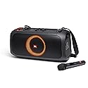 JBL PartyBox On-The-Go Portable Party Speaker with Built-in Lights Black (Renewed)