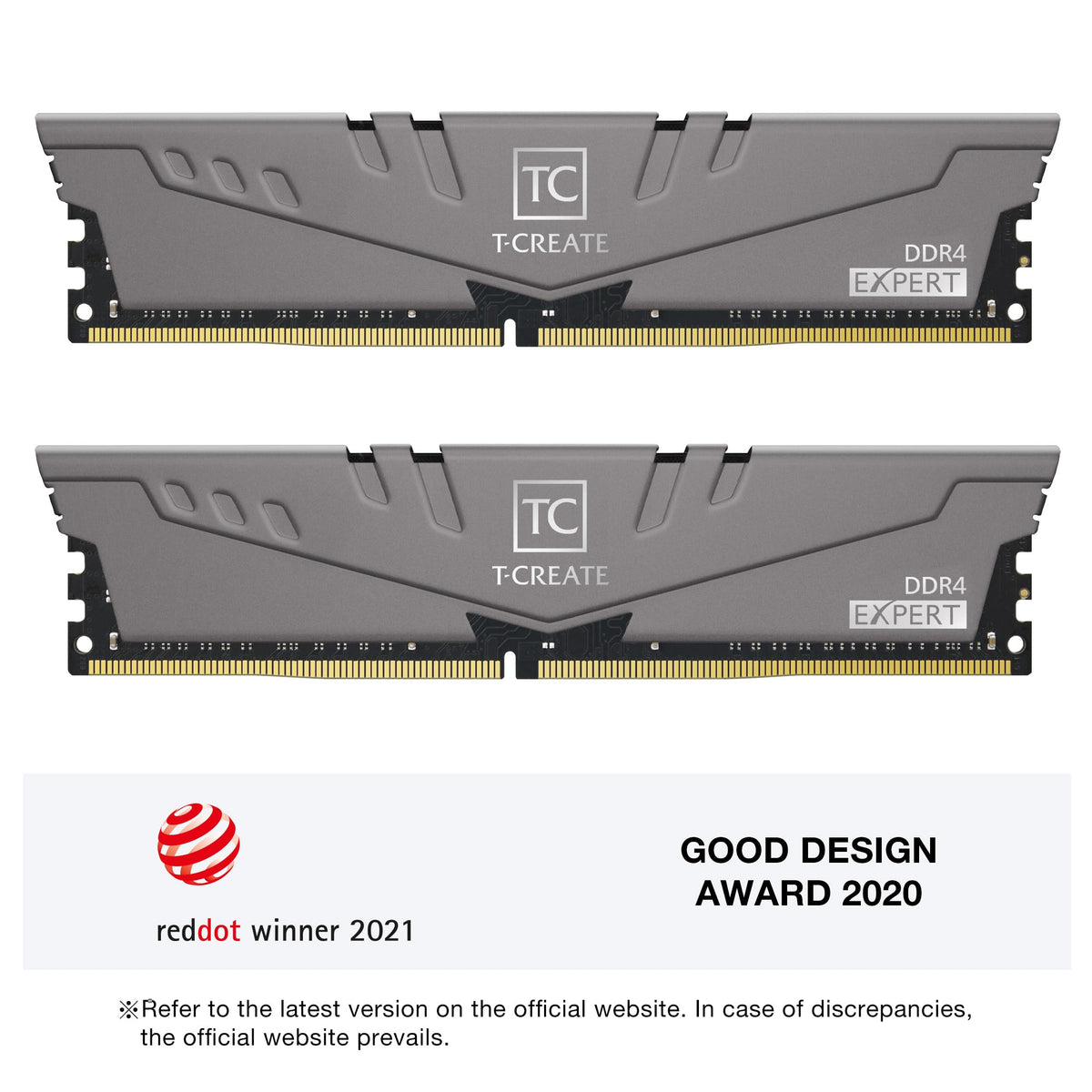 TEAMGROUP T-Create TTCED432G32G3200HC16FDC01 Expert Overclocking 10L DDR4 32GB 3200MHz (PC4 25600) CL16 Desktop RAM Memory Module