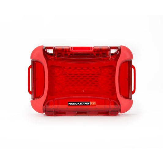 Nanuk 330-0009 Nano Series Waterproof Large Hard Case for Phones, Cameras and Electronics (Red)