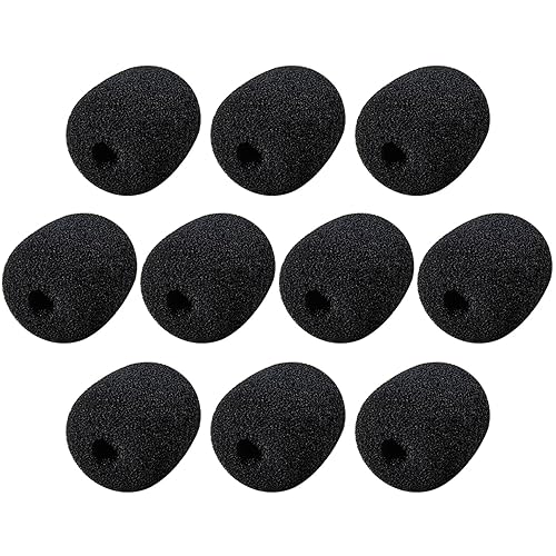 Headset Microphone Covers Foam, Replacement Soft Mic Windscreen Cover for Turtle Beach Recon 50 Razer BlackShark V2 X BlueParrott B450-XT