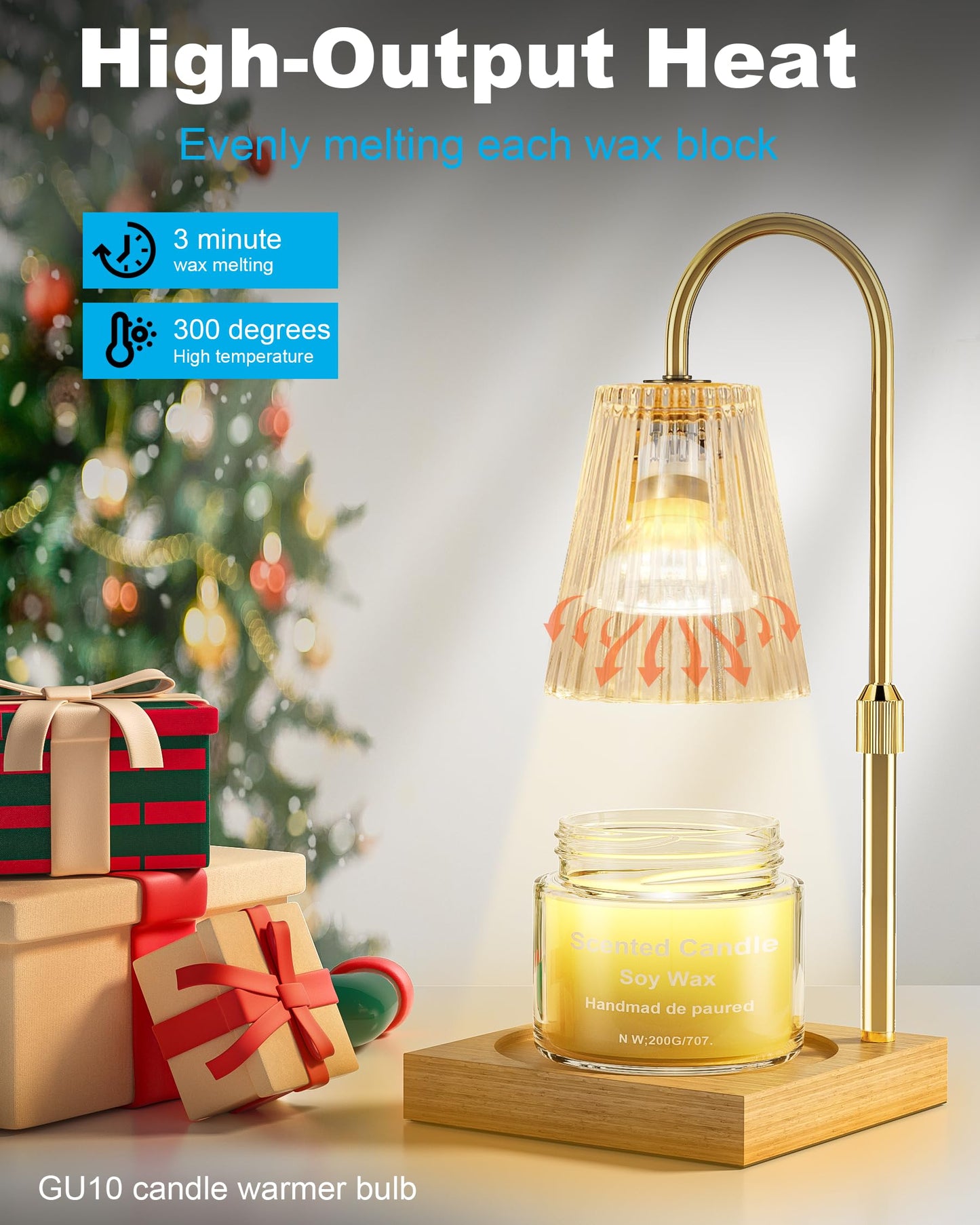 SerBion 35 Watt Candle Warmer Lamp Bulbs, Wax Warmer Bulbs for Full Size Candle Warmer, 6 Packs GU10 Halogen Light Bulbs for Track and Range Hood