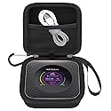 Elonbo Carrying Case for NETGEAR Nighthawk M1 MR1100 / M5 MR5200 / M6 / M6 Pro MR6500 5G Wireless WiFi Mobile Hotspot Router, Extra Interior Mesh