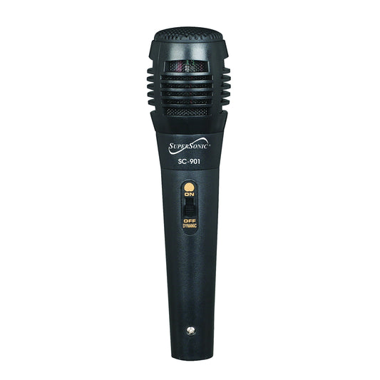Supersonic SC-901 ProVoice Dynamic Professional Microphone, Uni-Directivity for Clean Sound, POP Filter for Reduced Background Noise, 5ft. Cable