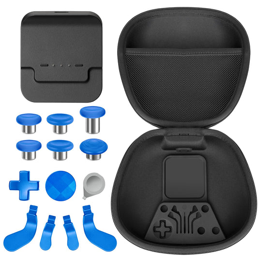 Sedicoca Complete Component Pack for Xbox Elite Wireless Controller Series 2,Includes 1 Carrying Case 1 Dock, 4 Paddles, 2 DPads,6 Thumbsticks,1Tool