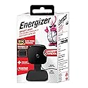Energizer Smart 2K QHD Security Camera, Wired Indoor 2.4Ghz Wi-Fi Camera, 2-Way Audio, Night Vision, Motion Detection & Instant Alerts, App Control