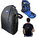 Acuvar Padded Camera Backpack DSLR Camera Bag with Customizable Interior Padding and Rain Cover for Digital Cameras Compatible With Canon Nikon Sony