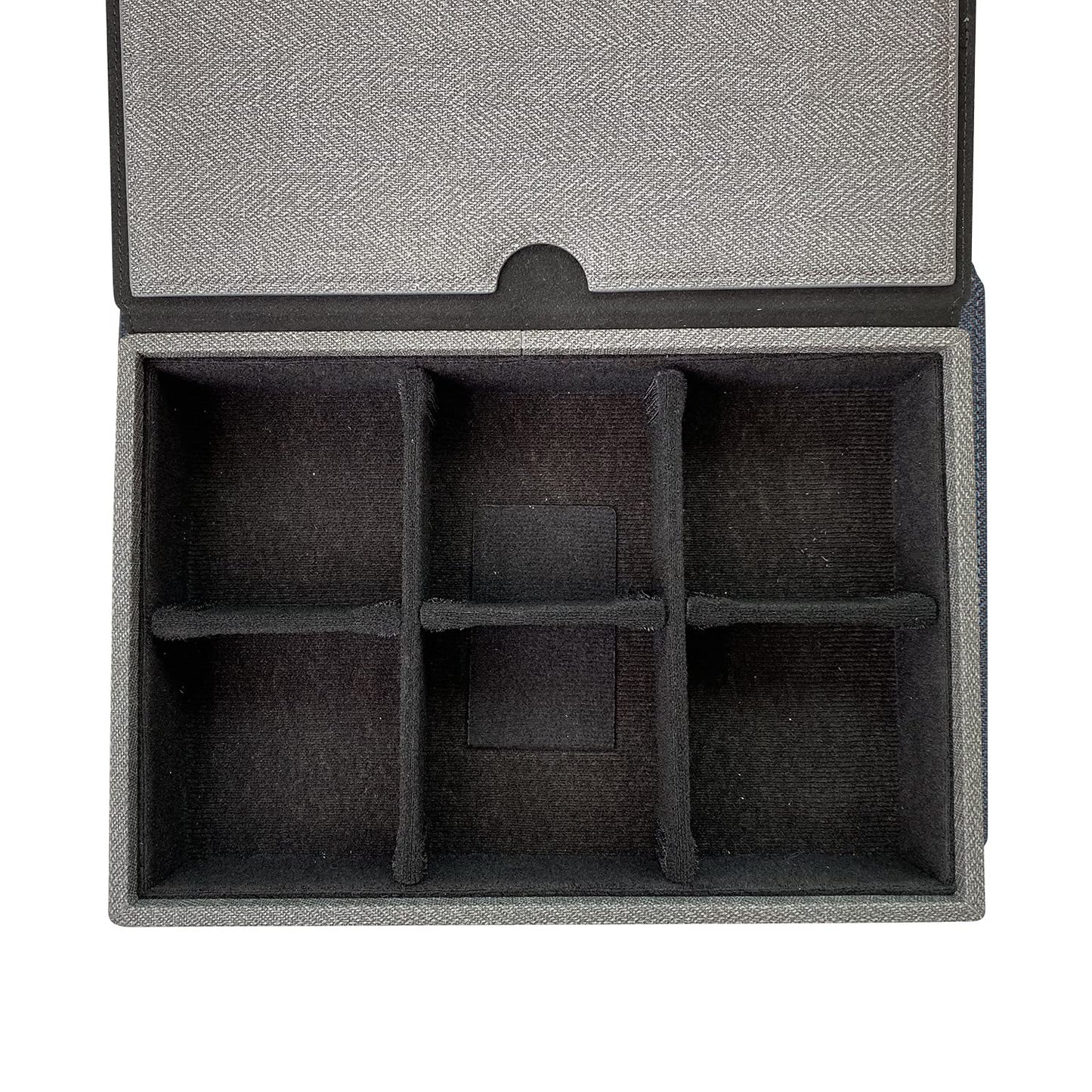 Miter Carrying case for DAP + Earphone, Handmade Italy PU Leather Hard Standing case for 6 IEM Earphones or 3 Digital Audio Players Storage Carry