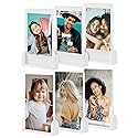 2x3 Mini Photo Frames for Fujifilm Instax Mini EVO/12/9/11/Liplay/Link/SE/8/9/41/7+/99/40 Camera Film, Small Tabletop Polaroid Picture Frame, Instax