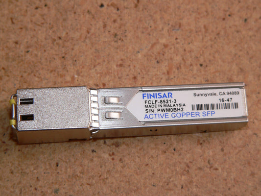 Finisar Original SFP Single Copper Gigabit FCLF-8521-3