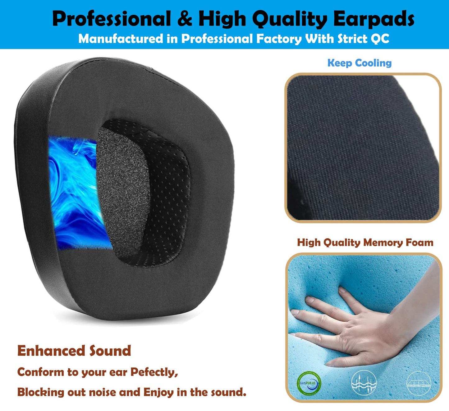 DowiTech Cooling Gel Headset Earpads Replacement Headphone Ear Pads Compatible with Turtle Beach Stealth 600 Gen 2 PS5 PS4 Pro Wireless Gaming Headset