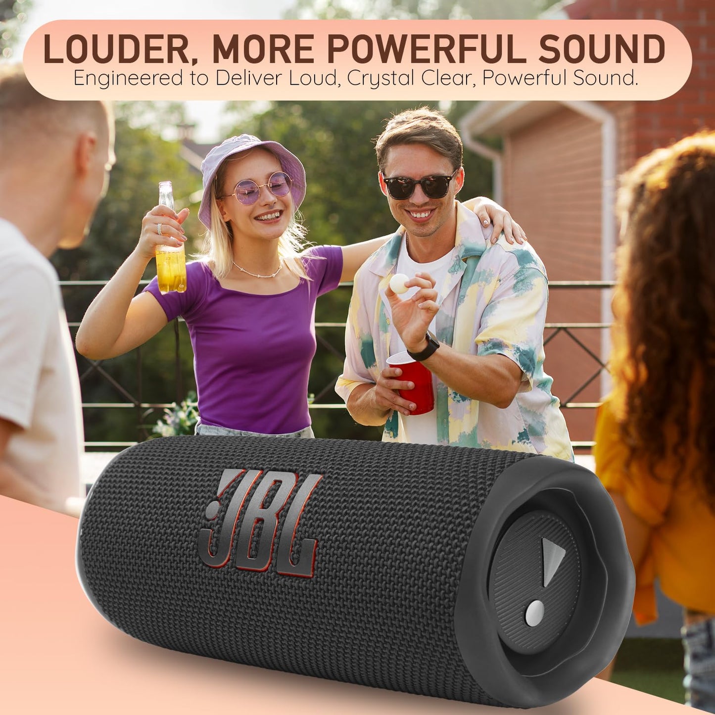 JBL Flip 6 Portable Bluetooth Wireless Speaker, IP67 Waterproof and Dustproof Built-in Battery - Teal - Boomph's Comprehensive Ultimate Performance