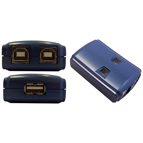 CableWholesale 40SW-22100 USB 2.0 Device Sharing Switch44; 2 Computer To 1 USB Device