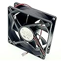 New Cooling Fan for TONON TD9025XS, DC 12V 0.08A 9025 9CM Size:90x90x25mm 2-Pin 2-Wire Silent Cooling Fan.