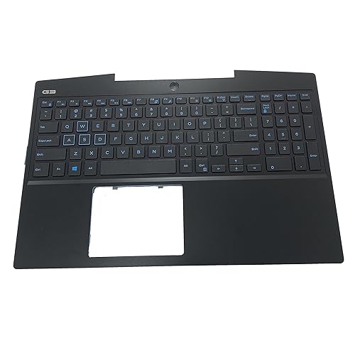Replacement for Dell G Series G3 15 3590 Laptop Upper Case Palmrest Backlit Keyboard Assembly Part 00JP6X 0JP6X