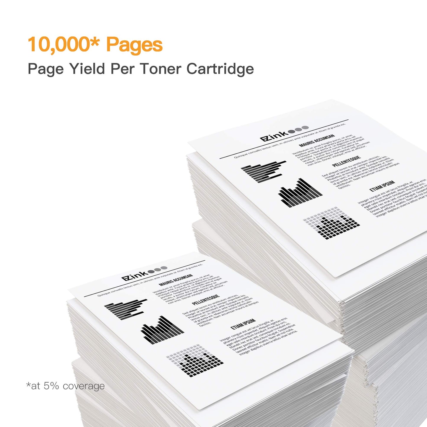 E-Z Ink Compatible Toner Cartridge Replacement for HP 64A CC364A 64X CC364X Compatible with LaserJet P4014N P4014DN P4015N P4015X P4015DN P4515N