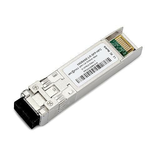 HPC Optics Compatible with Fortinet FN-TRAN-SFP+LR 10GBASE-LR SFP+ Transceiver | 10G LR SMF 10km 1310nm FN-TRAN-SFP+LR-HPC