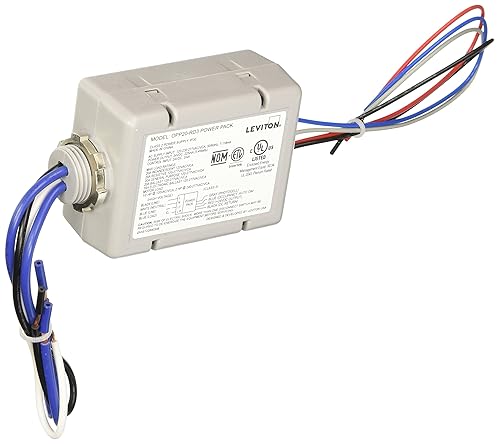 Leviton Super Duty Power Pack for Occupancy Sensors, Basic with Auto-On and Photocell Input, 20-Amp, Gray