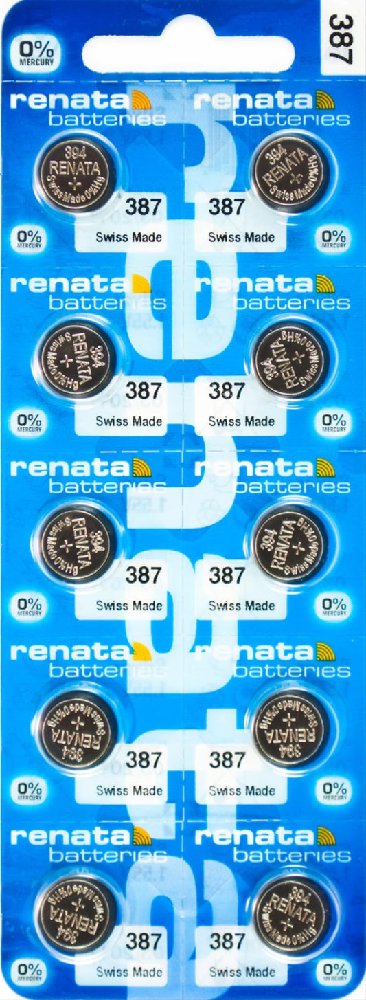 Renata Silver Oxide 387S Battery (10)