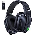 Vakedy HW11 Wireless Gaming Headset for PS5,PS4,PS4 Pro, Switch,Mac,Bluetooth 5.3 Gaming Headphones with Noise Canceling Mic,Gamer Headphones