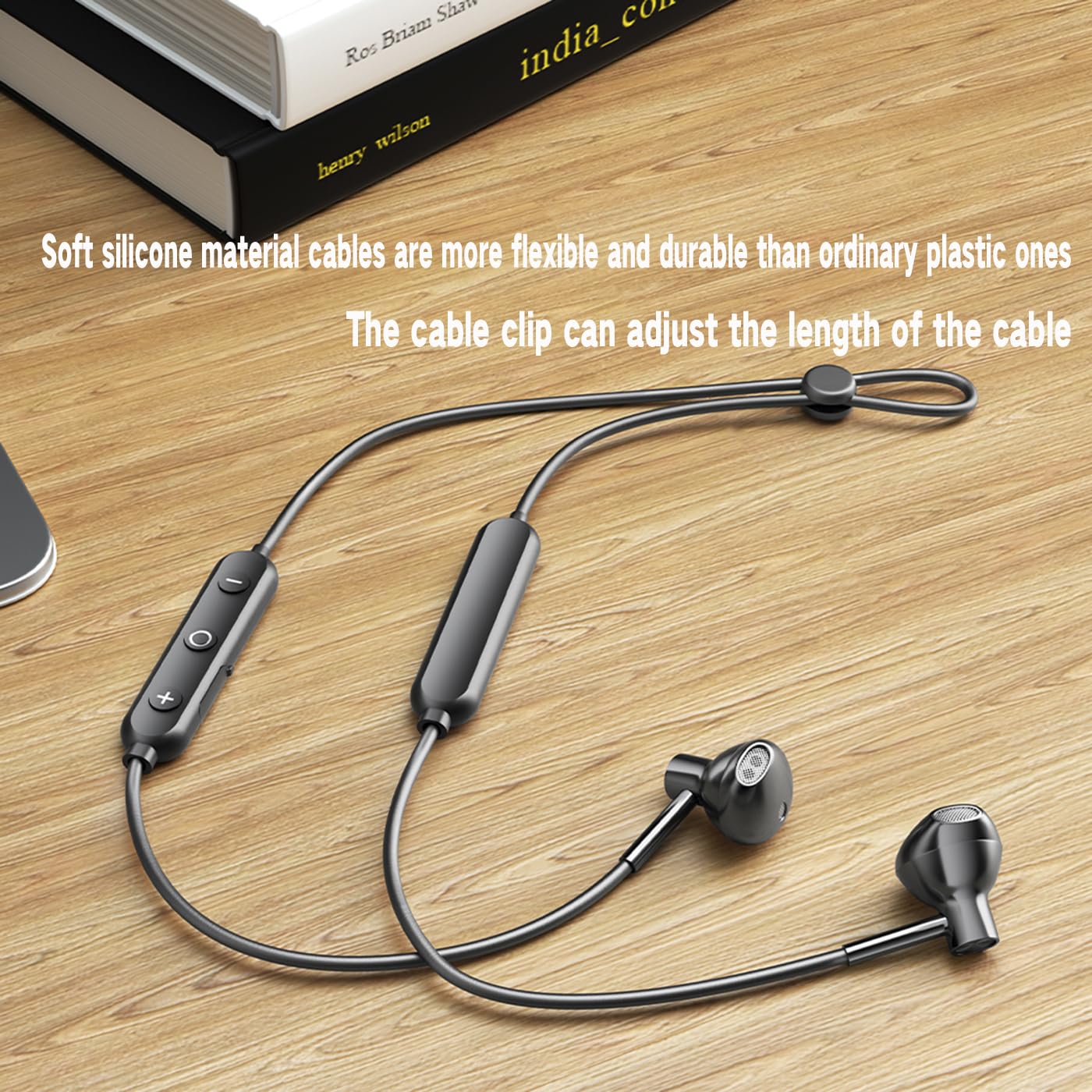 Magnetic Neckband Bluetooth Earbuds - call Noise-Canceling rich bass earphones with Mic,Wireless Neckband Headphones Noise Cancellation,IPX4…
