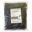 Cable Zip Ties 8 Inch Black, 1000 Pcs, 50 Lbs Tensile Strength, Self-locking UV Resistant Plastic Nylon Wire Ties, for Indoor and Outdoor Use,
