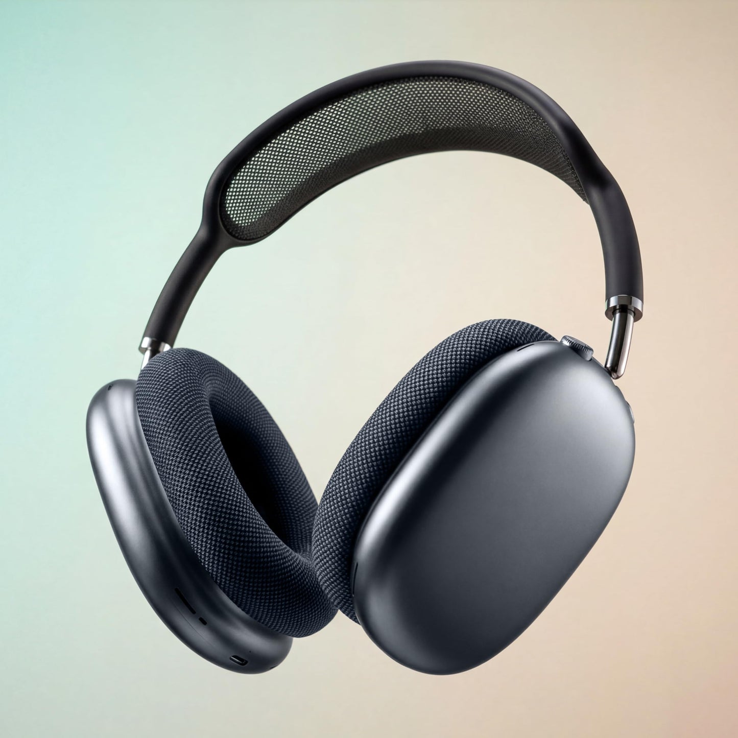 WC PadZ Max - Ear Cushions Compatible with AirPods Max 1 & 2, Made by Wicked Cushions | Soft Fabric, Enhanced Comfort & Unique Style | Midnight