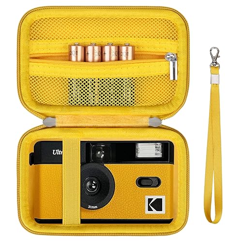 Supmay Hard Travel Case for Kodak F9/1 Shot/Ilford/Corex Reusable Ultra 35mm Film Camera, Protective Storage Carrying Case with Zipper Mesh Pocket