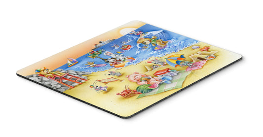 Caroline's Treasures APH6822MP Animals Swimming at The Beach Mouse Pad, Hot Pad or Trivet for Home Office Gaming Working Computers Laptop Mouse